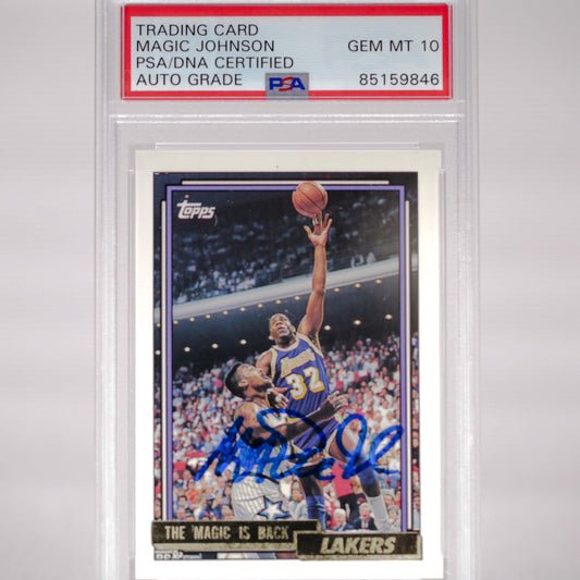 Trading Card Magic Johnson PSA AUTO 10 - Signed