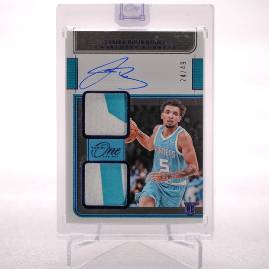 Panini ONE James Bouknight RC Dual PAtch AUTO 24_49 - Signed - Jersey - Rad Culture Collective