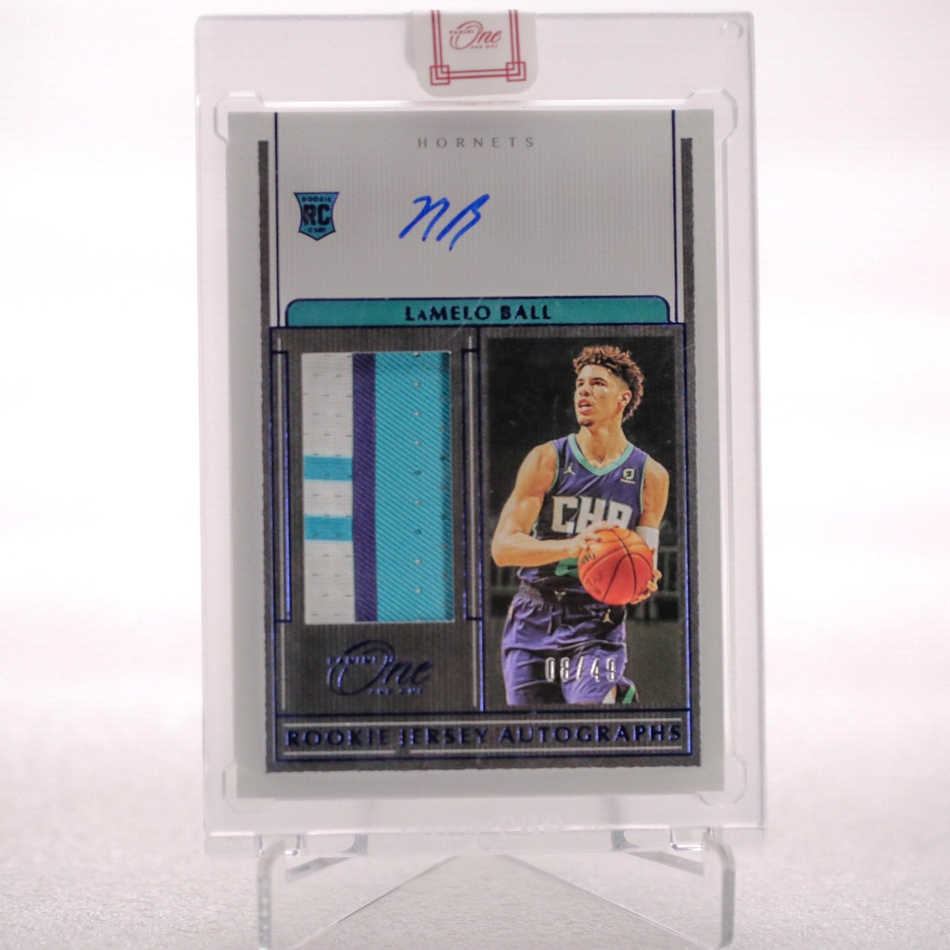 Panini ONE Lamelo Ball RC Jersey AUTO 8_49 - Signed - Jersey - Rad Culture Collective