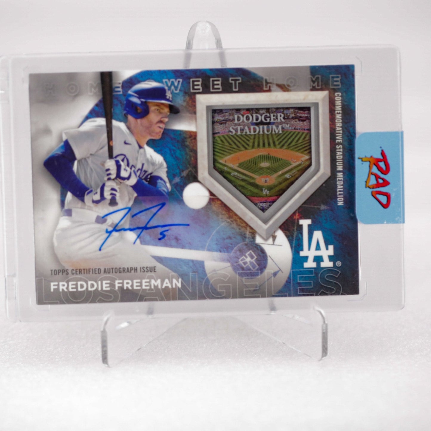 Topps Freddie Freeman Home Sweet Home Auto Stadium Medallion - Rad Culture Collective