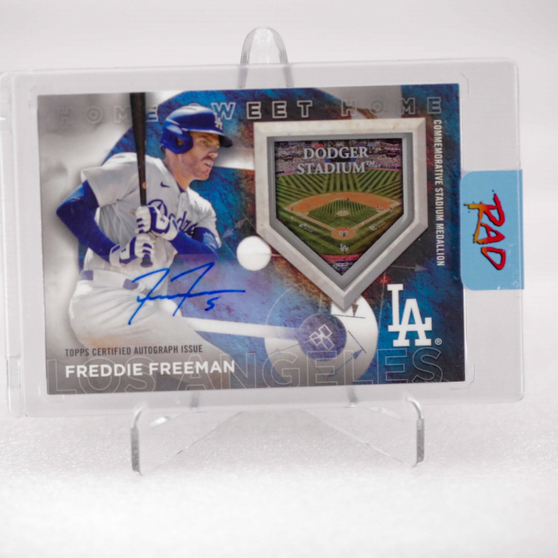 Topps Freddie Freeman Home Sweet Home Auto Stadium Medallion - Rad Culture Collective
