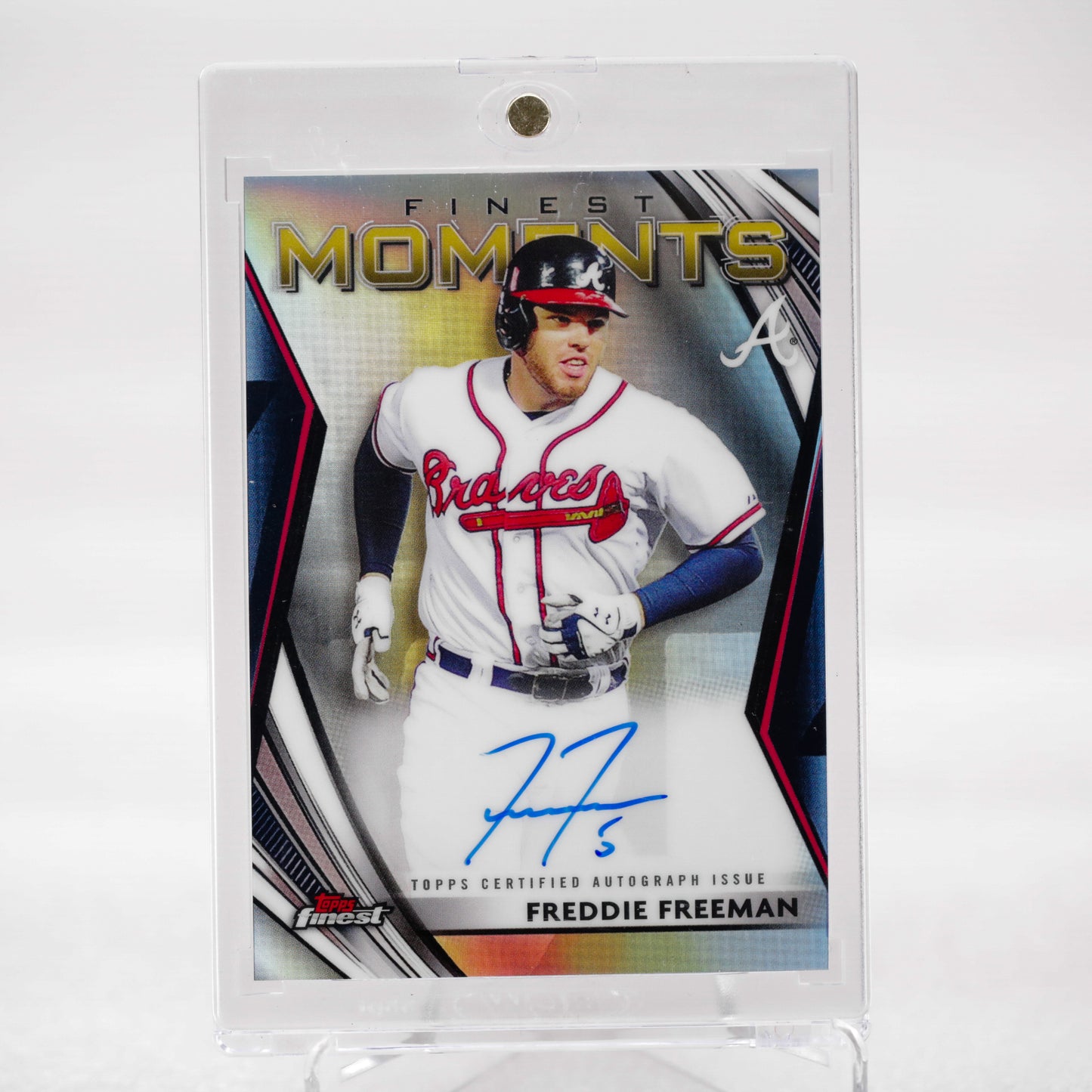 Topps Finest Freddie Freeman Finest Moments Auto